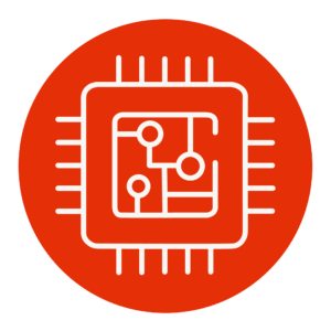 Symbol für thermische Analyse elektronischer und elektrischer Materialien